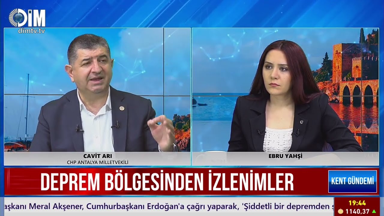 CHP Antalya Milletvekili Cavit Arı Dim TV’de deprem izlenimlerini anlatıyor – DİM TV
