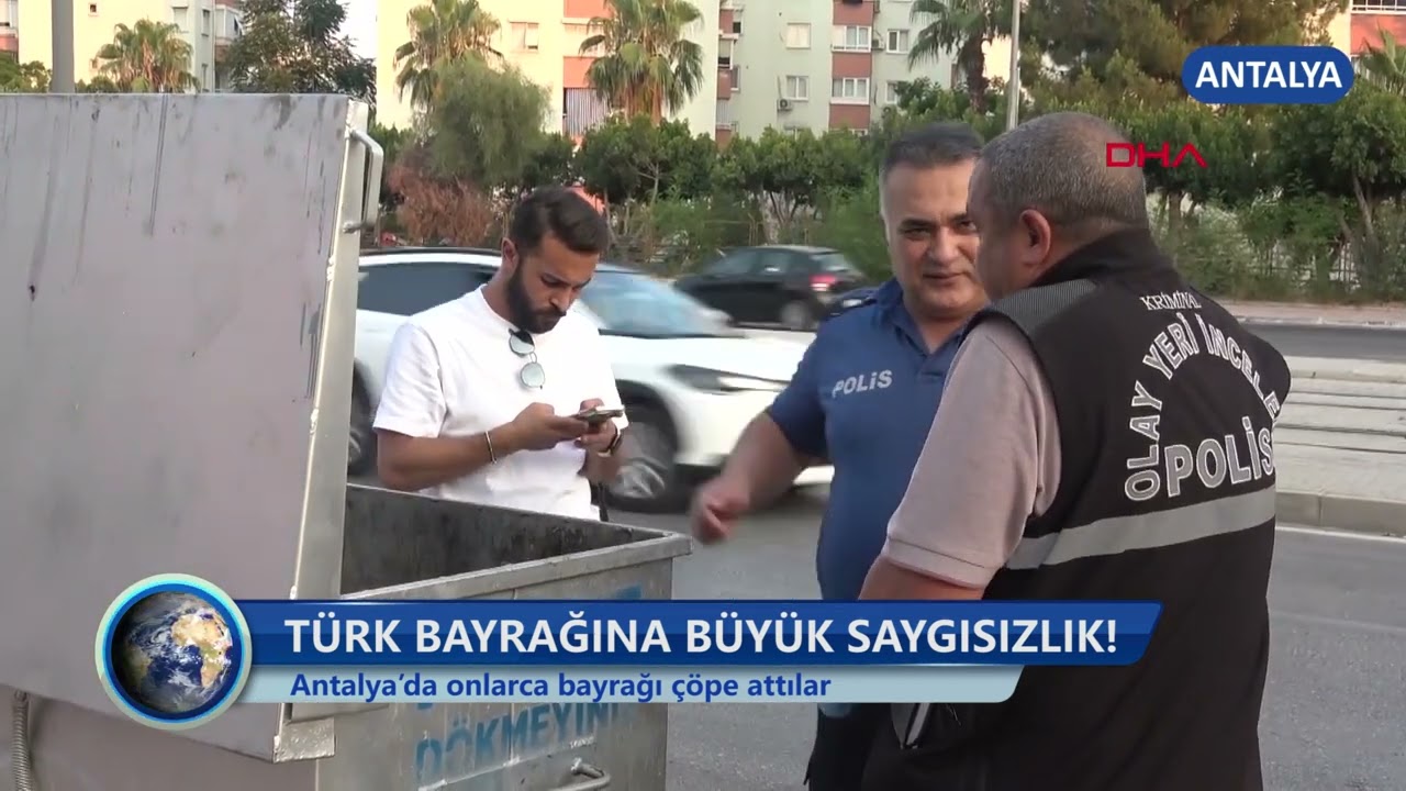 Türk Bayrağına Büyük Saygısızlık! -Dim TV Haberler