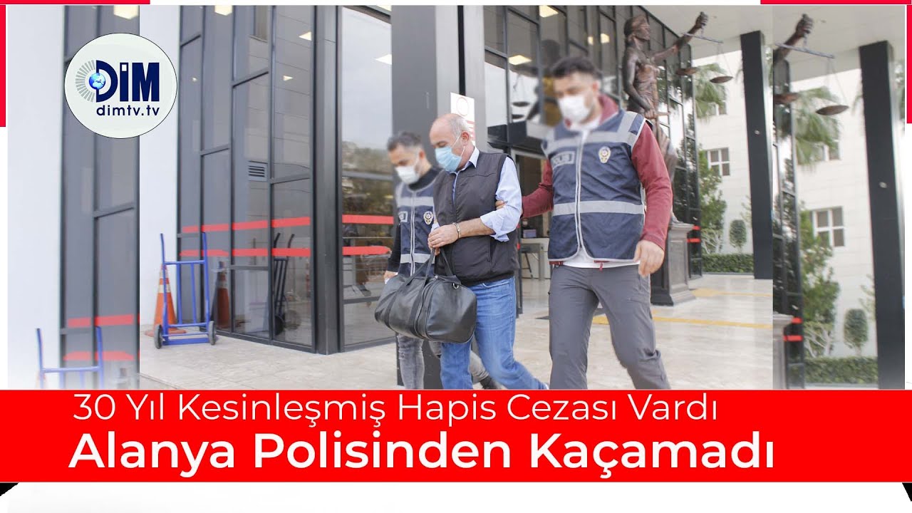 ALANYA POLİSİNDEN KAÇAMADI!